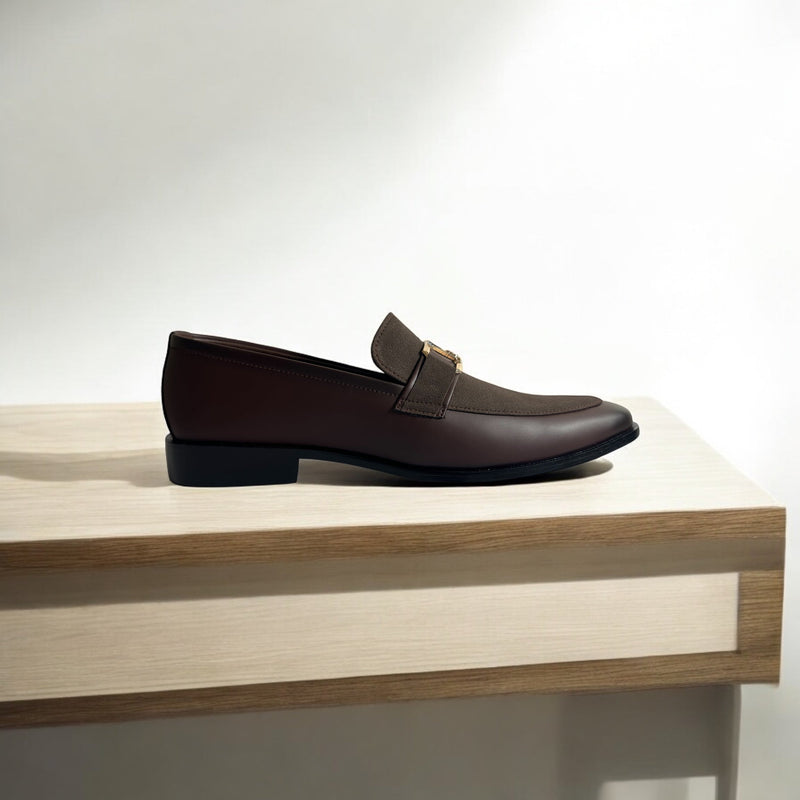 Dazzle Formal Leather Shoe BRN