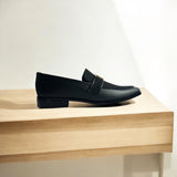 Dazzle Formal Leather Shoes BLK