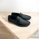 Black Leather Loafers