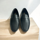 Black Leather Loafers