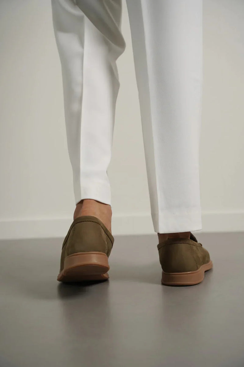 Classic Premium Leather Loafers GRN
