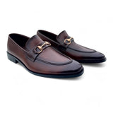 Shaded loafers with Patina finish