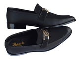 Dazzle Formal Leather Shoes BLK