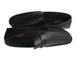 Black Leather Loafers