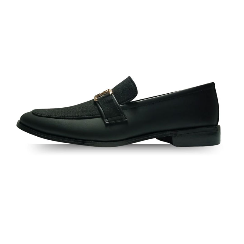 Dazzle Formal Leather Shoes BLK