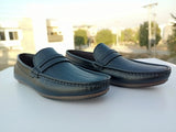 Black Leather Loafers